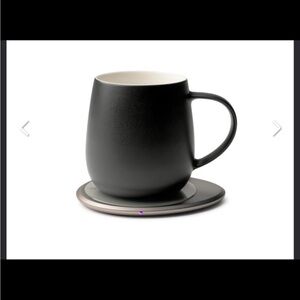OHOM NEW Sealed box  Ui 3 Mug & Warmer Set - Inkstone Black